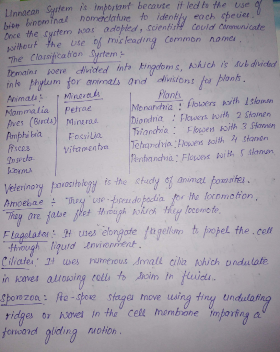 Linnaean S steno ts importaht because it led to the Use C be&# binominal homeclature to identify ea ch she ieR the System hoa
