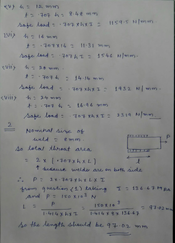 quy h= 12 mm I ta 707 ha 8.48 mm I safe load a 707 x hx I - 1159 15 N/mm. zviy ha 16mm ta 7078 16 2 11 31 mm safe load a 707h