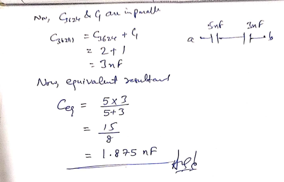 Nw, Gay & G au imparable C36211 = Gore + C 2.4.1 Sint a ult Inf Thb Inf Now, equivalent resultand Ces = 5x3 5+ 3 ک/ 8 1.875 n