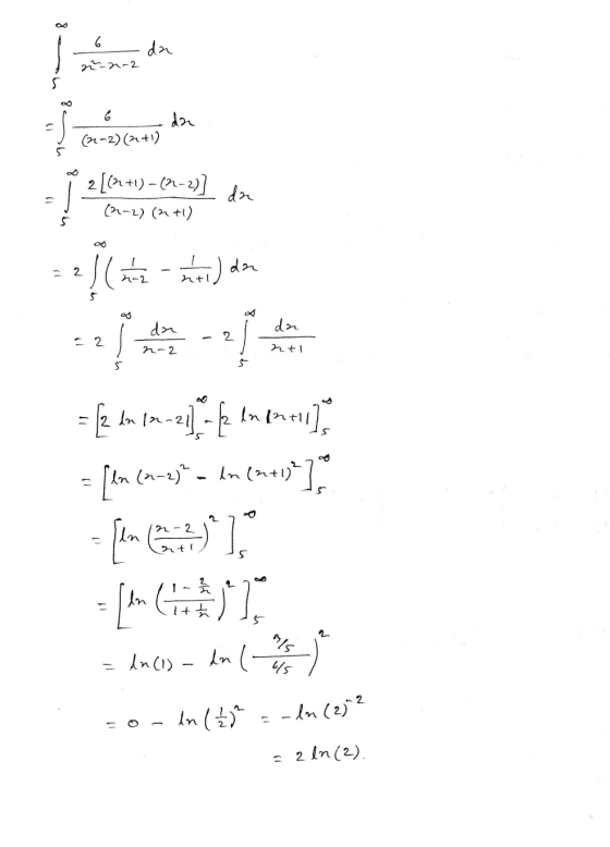 6 da 22 -2 5 da - ༢། (2-2)(3+1) 2 [(n+1)-(1-2) (1-2) (+1) dan - 2 2!(-adre da dan 2 2 1 n2 htl 5 5 11 = [2 kn 19-21kinderella