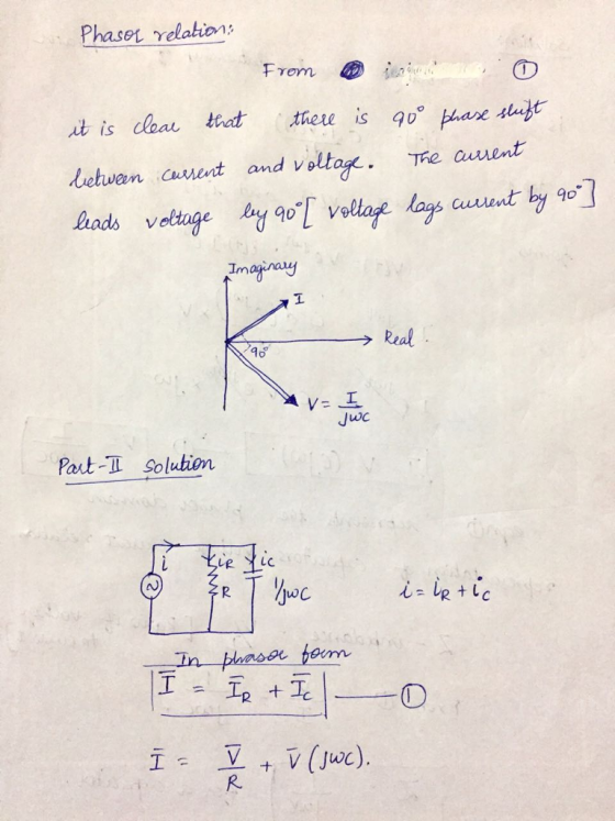 Phasot relabion From t is dleai teet theu is qu hare sut detwen cavant and voltag. Tie liads ve I Jwc V- Pat-Il Solution Jwc