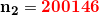 \small \small \mathbf{n_2={\color{Red} 200146}}