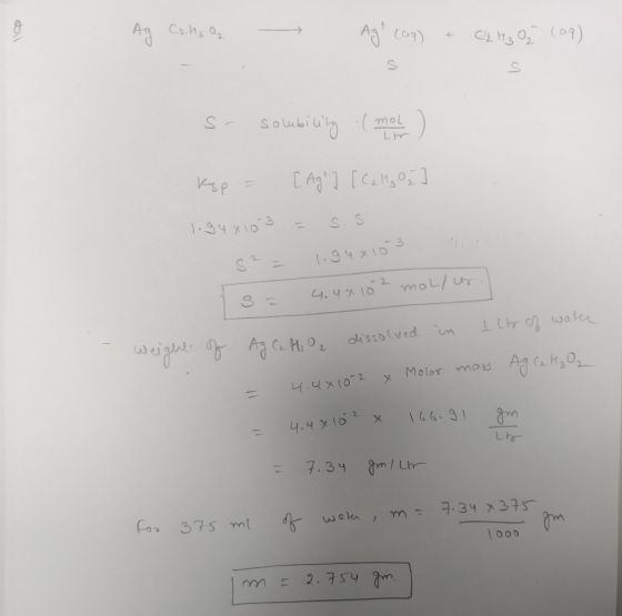 Aa Caha02 Aa con SOU KsP 1.94 X103 S. S 94x103 - 2 4.4メ10moL/ Uhr Adca MaO Molor mas 4.4210-2 I66.91 X 4.4 x102 7.34 m/U コ-34