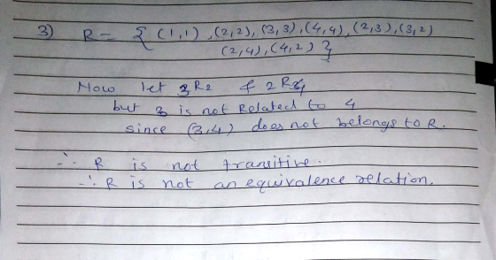 2) -R: Cİ ;I ) (2,2), (3,3), (4, s), (2,3 ) , (31 2 ) C2,94 22 2 R 2-is not Rola-tech Co 4 2 Snot rauitie ot anequvalence ela