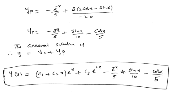 2(28メ- Sinx) Corr S Sinn The Genered Schutsn d e 3