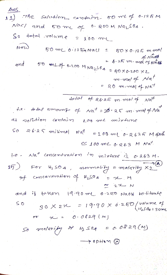Ams Soleution__ confain. Nac and 0 O0 M Na,5O4 So tatal volume mmol 5O xO 2G 6-2 mmol et niäel 0.2.00 M Na2564 - G0 x o-200 *