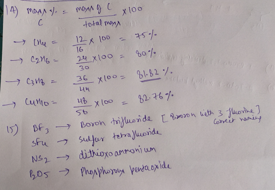 14) mars ) a mans of C x 100 total mens 12 x 100 = 75% 24x100 - 80% FITTI My = Calo - 16 30 36 x 100 = 81.82% CH8 = W soola u