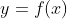 y = f(2)