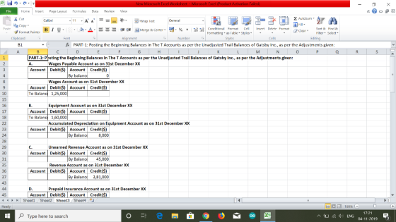 - 7 X X Cut Copy - 2 Clear Sort & Find & 0 . New Microsoft Excel Worksheet - Microsoft Excel (Product Activation Failed File