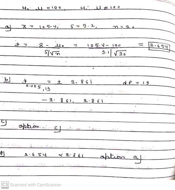 Hawu = 100 LElou X = 105.4 S = 9.1 La naa = tol - Mo slum 10 5.4 - 100 g. 1 2.654 bl F 2.861 d f = 1g Duos ,19 2 861, 2.861