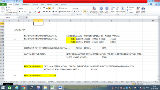 - 2x M. PE EPS, STOCK DIVIDEND - Microsoft Excel (Product Activation Failed) File Home Insert Page Layout Formulas Data Revie