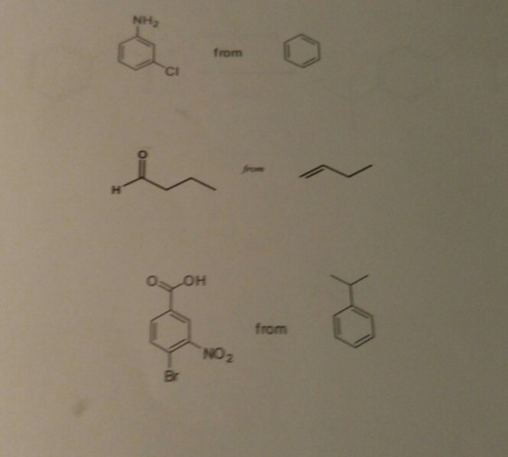 NH2 from 0 from NO2 Br