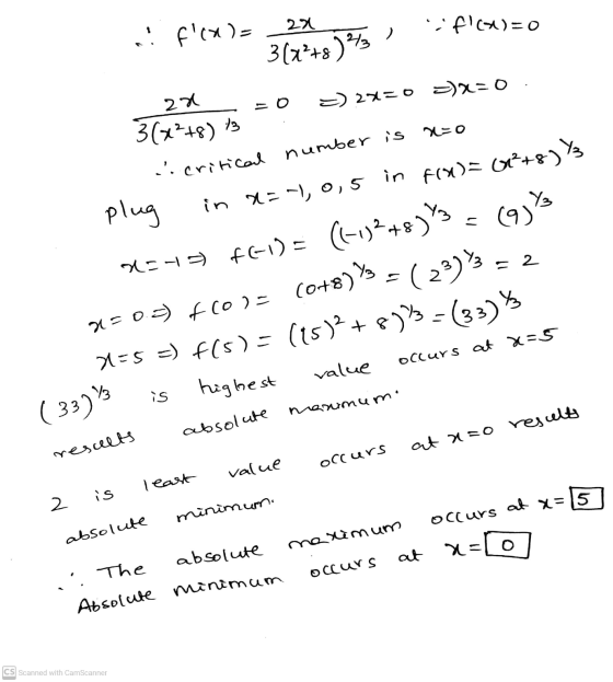 22 if(x)=0 1 ! F(x)= 3(x2+8143 22 FO S 2750 x=0 3(x2+8) 13 EN Y3 (9) た 73 2 (2 critical number is x=0 plug in a=1, 0,5 in