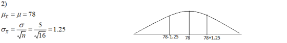 2) Ag = 1 = 78 ਹ, ਫ =125 78-1.25 78 78+1.25