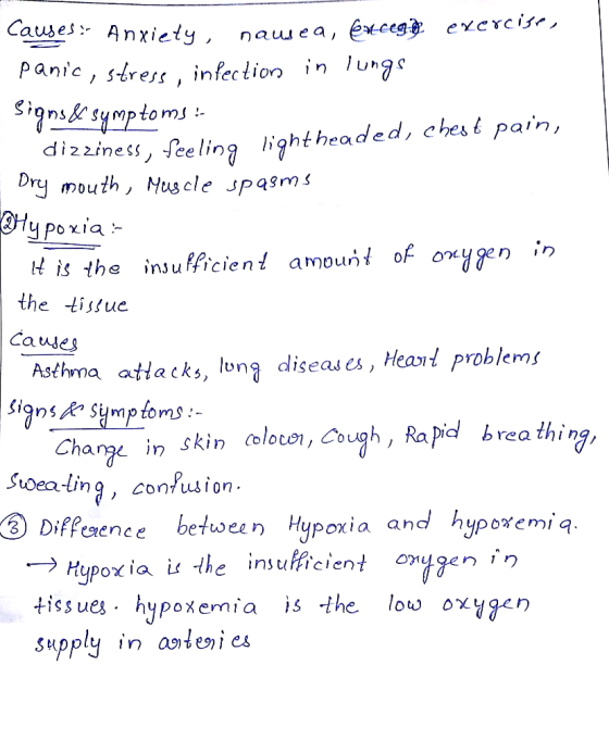 Causes: Anxiety, nausea, @xteegd exercises panic, stress, infection in lungs Signs & symptoms :- dizziness, Peeling lighthead