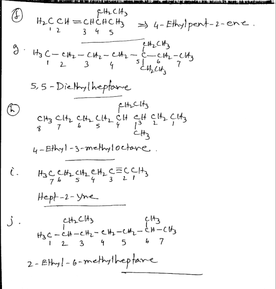 & - Elho City H₂ C CH = CH CH CH 3 * 4-Ethylpent-2-ene. 1 2 3 4 5 4,си, + C — — си, – – ch-c, 1 2 3 4 °Си , ә 5 Г 5,5-Diethyl
