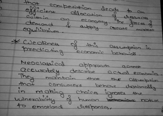 that competition leads to an efficient allocation of chesarree Colth in an economy. The forces of demand & suboly Greate mo e