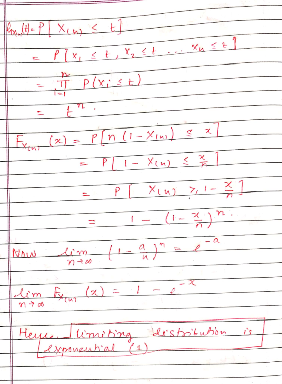 The (t = P | Xcm <t h Ta plx, st, X₂ st ... Xust 1 Et plxist) { I Fren (x) = pln (1-Xeni) ? xl P( 1 - X 4) < 1 - = P L Xiwy
