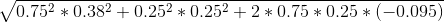V0.75% +0.382 +0.252 * 0.25 +2+0.75 +0.25 + (-0.095)
