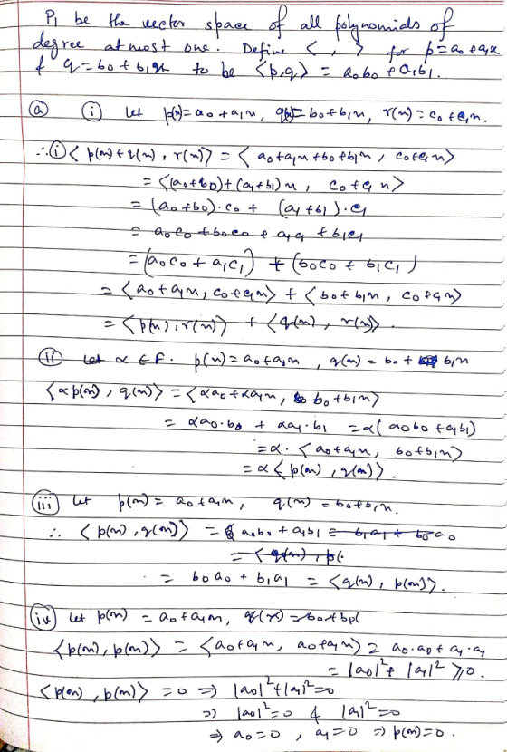 Po be the vector space of all polynomials of degree at most one! Define asi for pzas para وره ۵ ماده * كه ممط مهدومك ها - | @