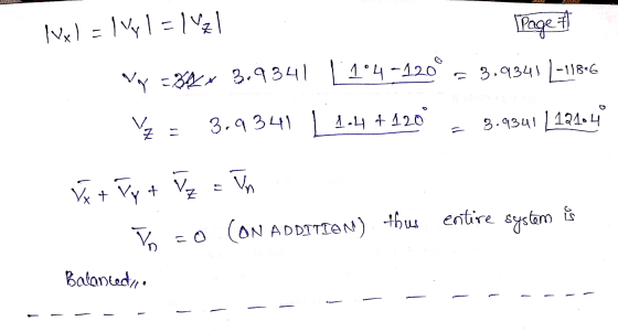 vxl = 1 Vyl=1zl [Page 7 vY = X = 2,4341 | 1+4 -420 - 3.4541 -118-4 vz 3.9341 , 1.4 +420 = 8.9341 [134.4° Tx + Fy + F z = Vn
