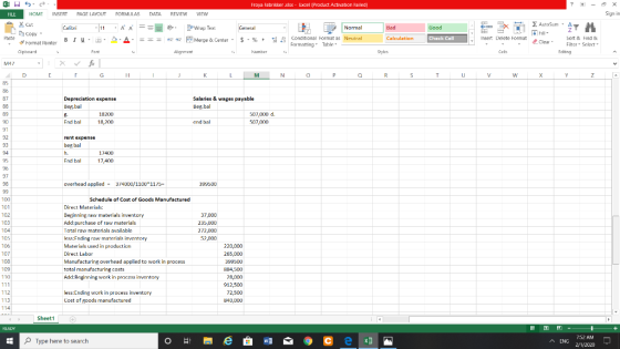 Froya Fabrikker xlsx - Excel (Product Activation Failed) ? - ox Sign in FILE FORMULAS DATA REVIEW VIEW Copy 2 AutoSumA , AA A