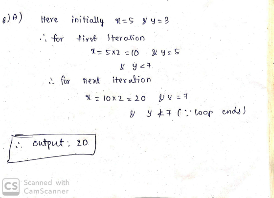 ere initial人 ., for Aivsk teraion for nent iteration output: 20 CS Scanned with CamScanner