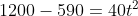 1200-590 = 40
