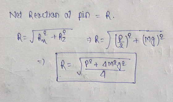 Net Reaction at pin - R. e Q R= R +R = R- cu + (moje 2 -) RE p² + Amage 4