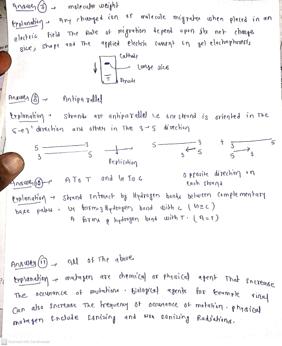 or Explanation. Any charged con ary ste size, shape and The 5 -3 5 f 5 3 3 co or physical agent That Increase Answer (f molec