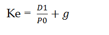 Ke = pi +g