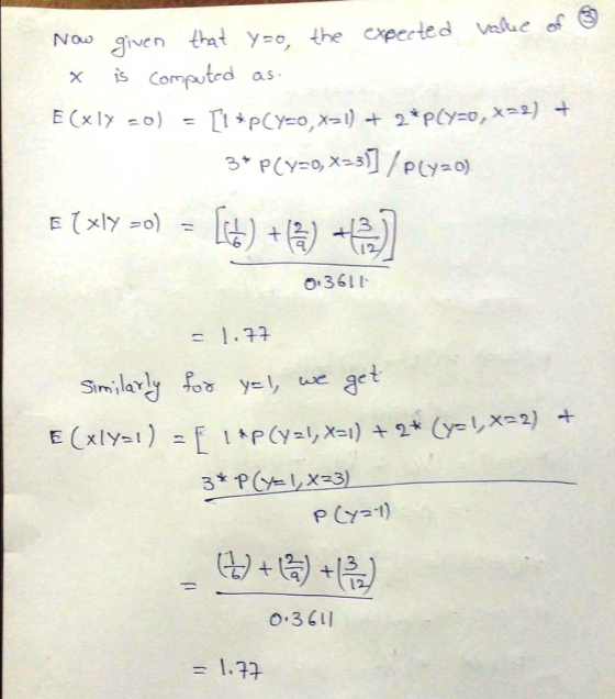 No. gven trat y-o, the cxected eo xis Computrd as 9 O361 O 3 6I = 1.77