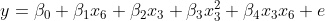 y = BoB16 +B2r3 3r+B43 e