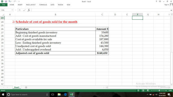 XJ 5 Book1 - Excel ? FILE HOME INSERT PAGE LAYOUT FORMULAS DATA REVIEW VIEW Sign in F23 X ✓ fx | А B с D E F G H 23 24 2) Sch