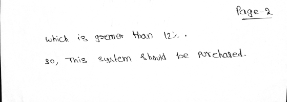 Page 2 which is greater than 12.. This system should be purchased.