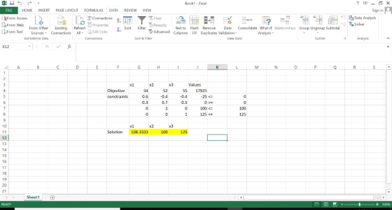 ?- Sign in Data Analysis s olver clear 5. Book1 - Excel FILE HOME INSERT PAGE LAYOUT FORMULAS DATA REVIEW VIEW From Access 2