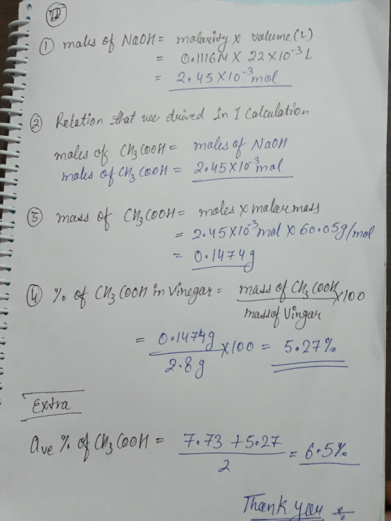 I males of Naone molberidy x voolume (1) = 0.1116 X 22x10-3L = 2045810 mol • ③ Relation that nee drived in 1 Calculation mole