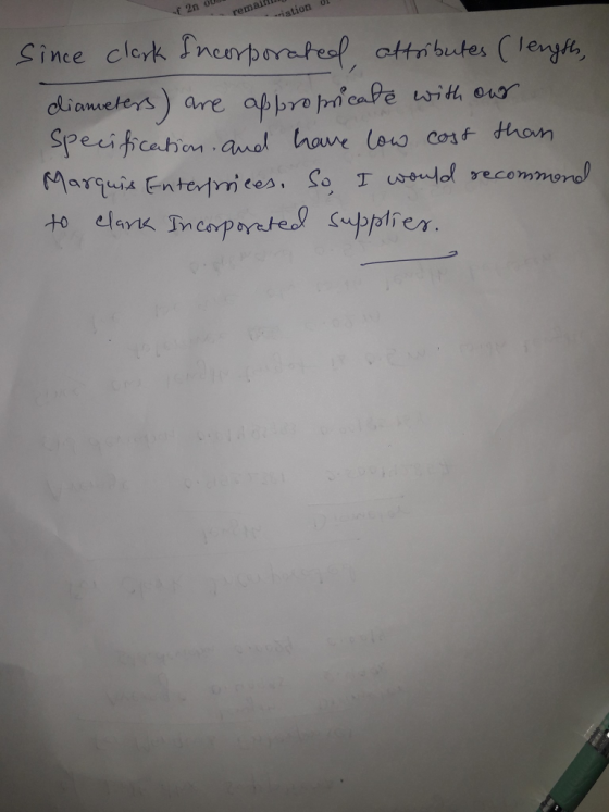 f2n remair riation Since cleyk Inerporatea attributes (lenyfe diameters) are Specificatio anol howe lous cosf thom Marqui Ent
