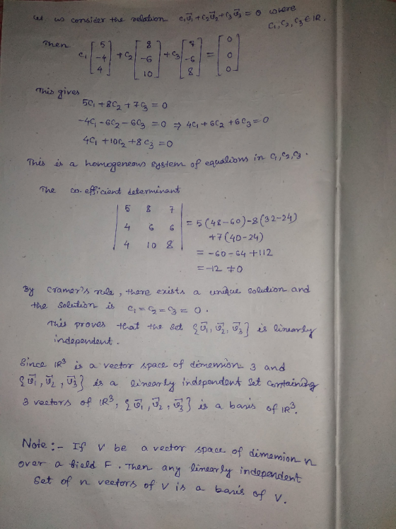+ (3 c croit o when i us relation consider the a, C₂, C₃ ER. - -09-18 This giver 50, +8C2 + 73 = 0 -46-602-669 = 0 + 46+6C2 +