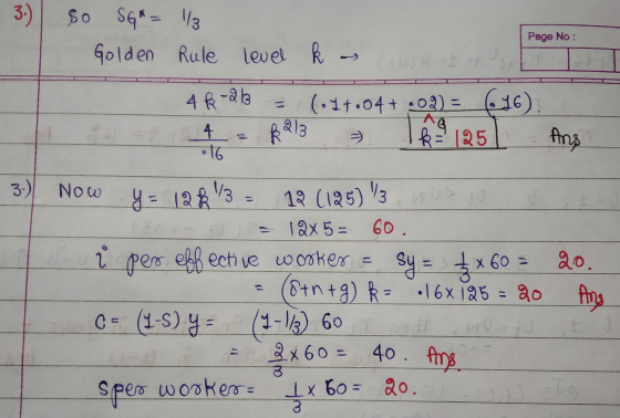 3.) $0 Page No : SG* = 13 Golden Rule level k ot t 4 R-db3 = (17.04 + 602) = (16) 4 = R213 = R1251 - Ang Now y= 12 k = 12 (12