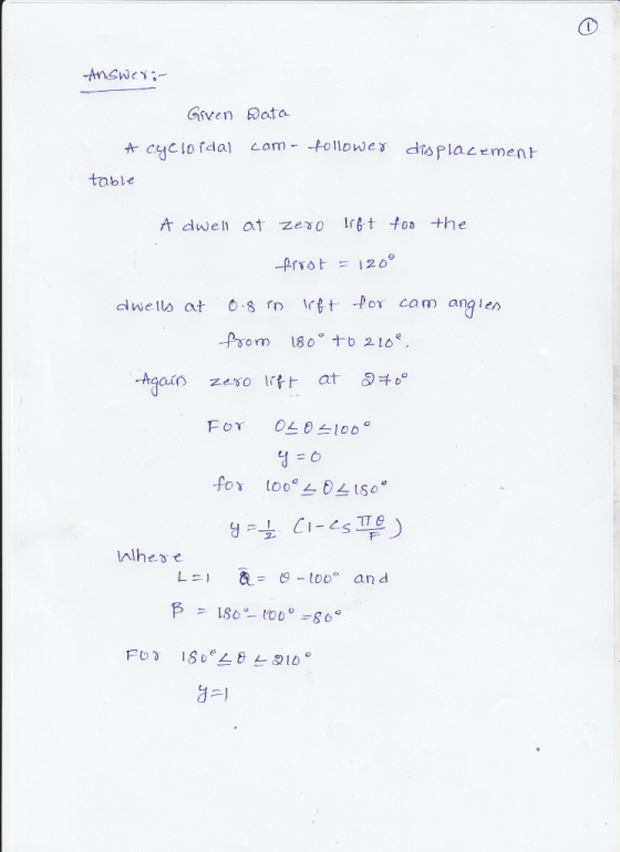 Given at a to fdal camollwes displacement t cyclo table .ftgaro zero lift at 3千.