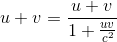 u +v= u+u 1+ 4y