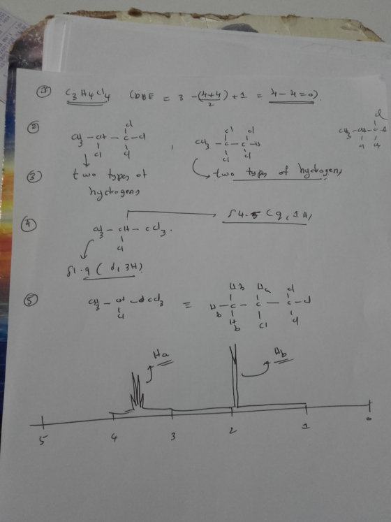 COBE = 3 -(4+4) +1 = 4 - 4=0) I cu -as-cd ·at - c-d ch id - c- c its two types of hydrogeny two types of hydrogeny 54.5 (9,1A