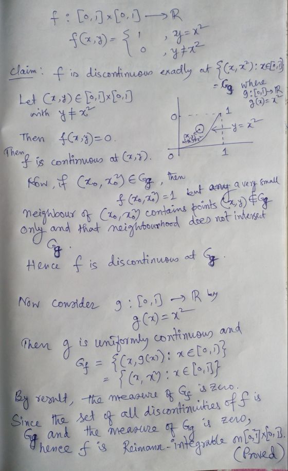 1 2 • y=x² y 7x² by where 9:[0, BR g(x) = x² 1 y=x neighbour of (xo, ao contains points (x, y) & Gg Now consider gi[, ~ R by