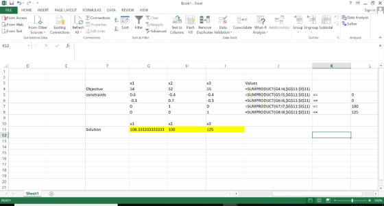 ?- Sign in Data Analysis 2 Solver S Book1 - Excel REVIEW VIEW Clear SE ES E ESE - Text to Flash Remove Data Consolidate What
