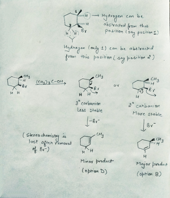 H) Hydrogen can be abstracted from this position (say position 1) 4 h Br Y Hydrogen (only 1) can be abstracted from this posi