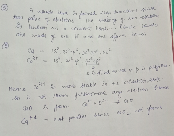 too tzoome double bood is formed when two atoms sha pairs of electons. The shalsing of te known as a covalent bond... Bouble