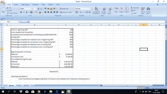 Book2 - Microsoft Excel - X Home Insert Page Layout Formulas Data Review View ♡ General * Cut La Copy Format Painter Clipboar