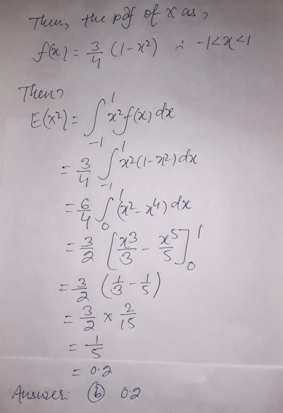 Then, the paf of xas, $60) = Ž (1-x2) = -1841 Then E(x) = 8 x farbe 22 (1-22) da 6 sa2 24 dx 23 X 3 S (Ő-) ah lelo lelo 0.2 A