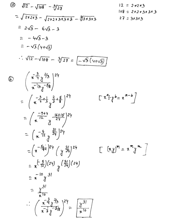 0 (12 - Уlo8 - 227 = 2* 2x3 - 2»: 12 2 2 2 х3 (og e272x5x 31 3 27 2 Эх 3x 2х2 х 3х3х3 3х3х5 2 23 - 65 - 3 2 - 3-3 2 - 3 (9+vs